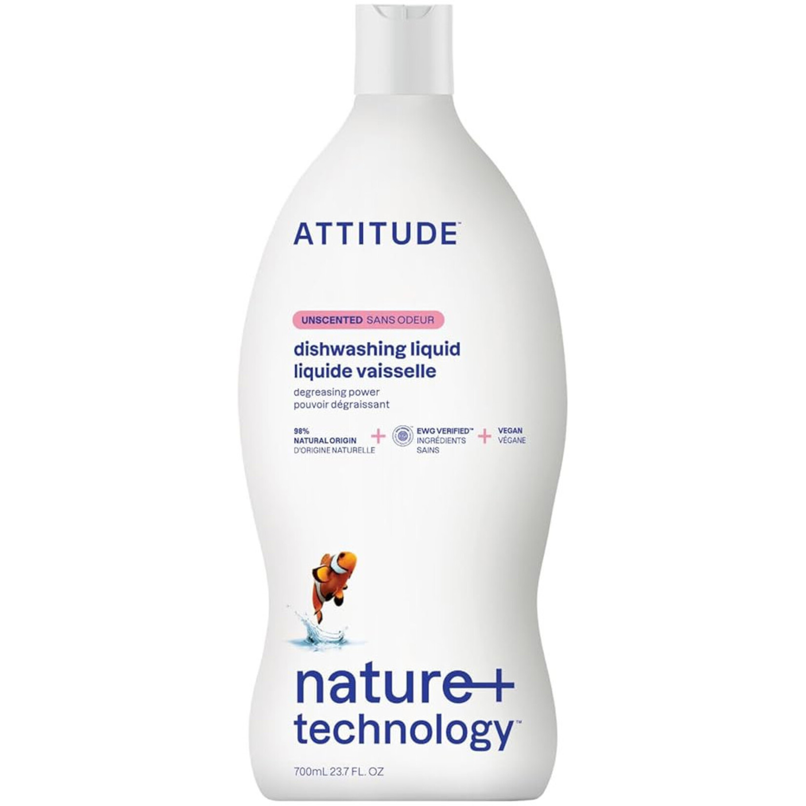 Attitude Dishwashing Liquid Unscented (23.7oz) Attitude