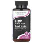 LifeSeasons Biotin 5000mcg Quick Melts (100melts) Life Seasons