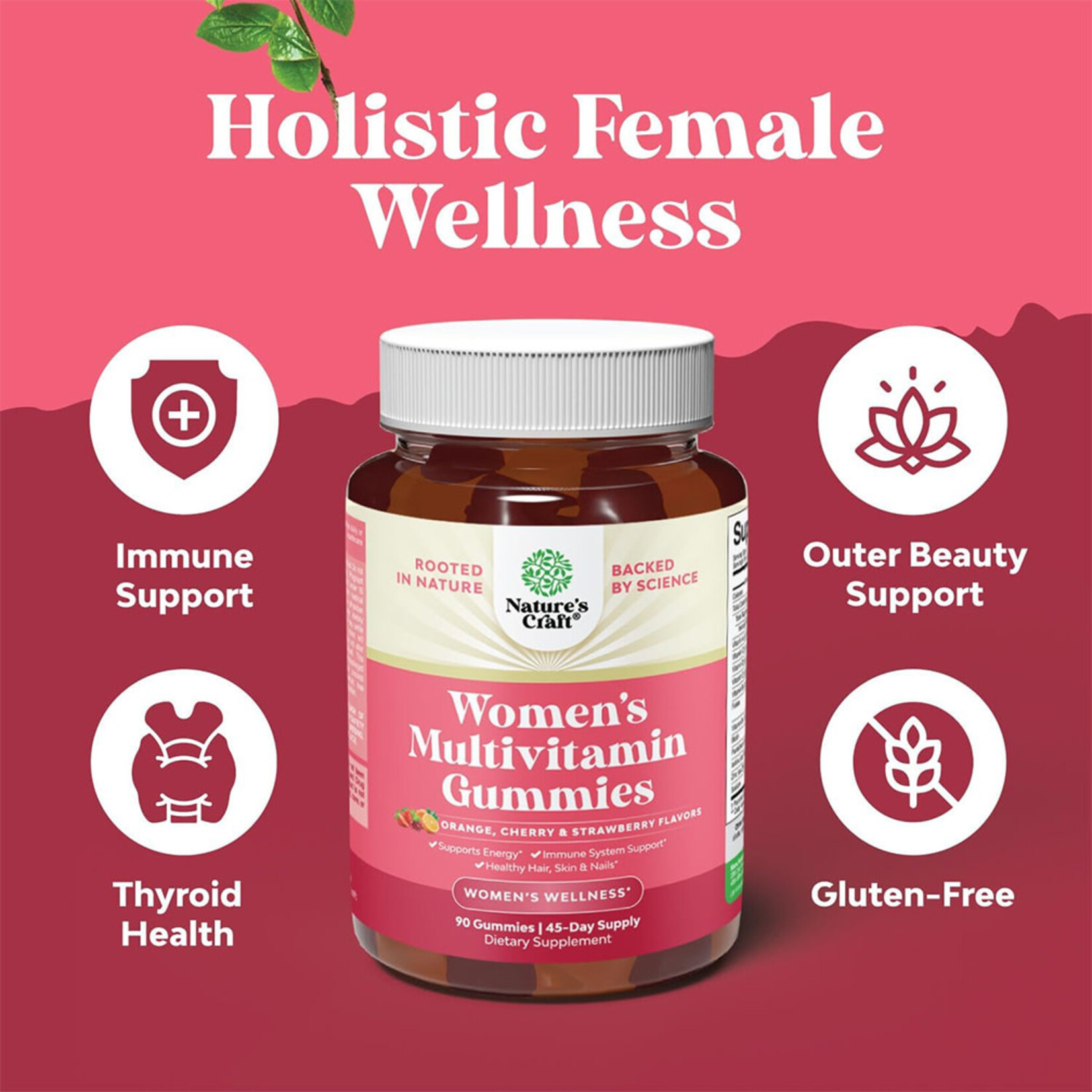 Nature's Craft Women's Multivitamin Gummies (90gummies) Nature's Craft