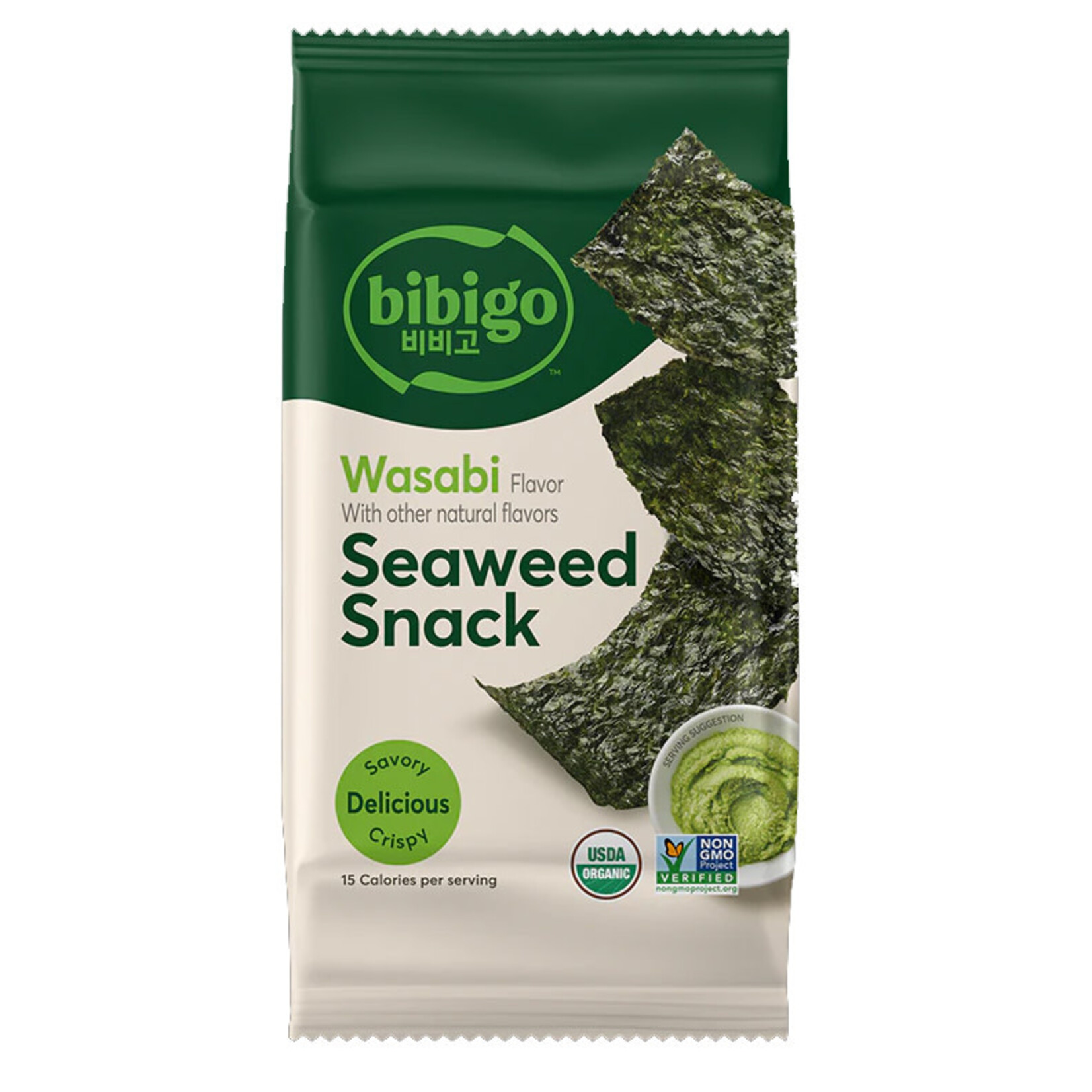Bibigo Seaweed Snack Wasabi (.35oz) Bibigo