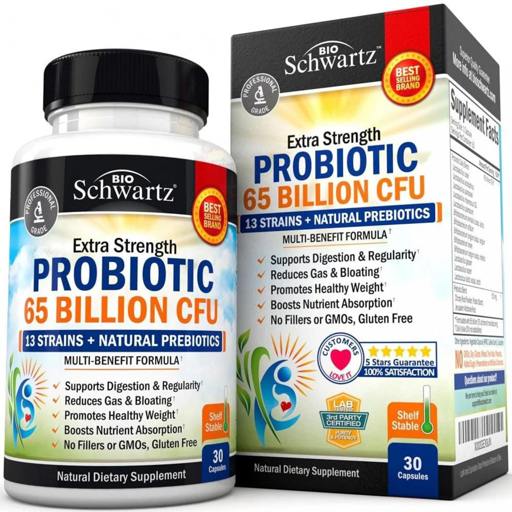 BioSchwartz Probiotic 65 Billion CFU (30caps) BioSchwartz