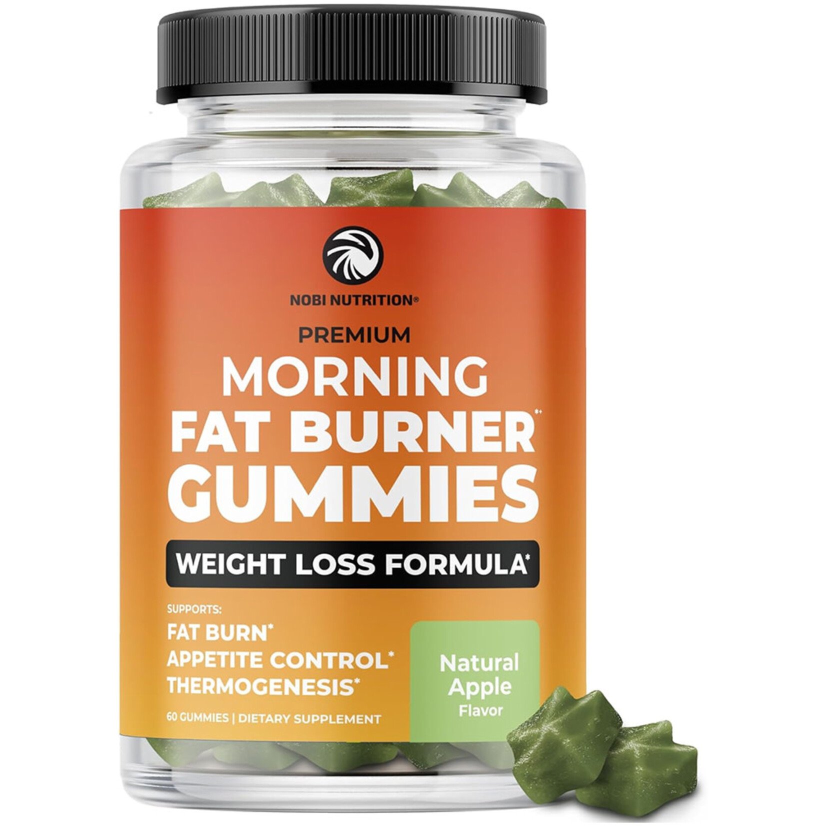 Nobi Nutrition Morning Fat Burner Gummies (60gummies) Nobi Nutrition