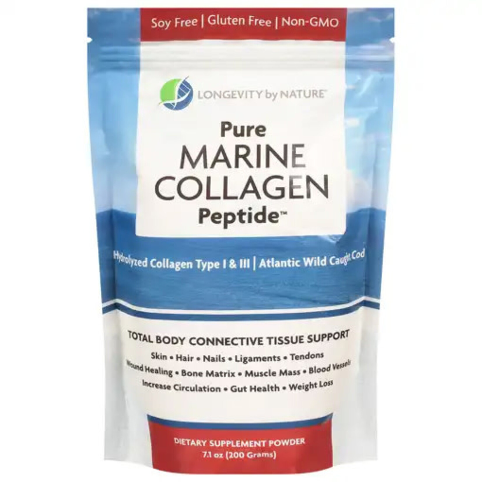 Longevity by Nature Marine Collagen Peptide (7.1oz) Longevity by Nature