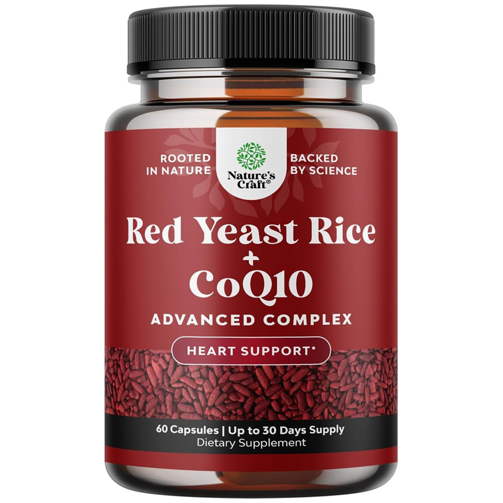 Nature's Craft Red Yeast Rice + CoQ10 (60caps) Nature's Craft