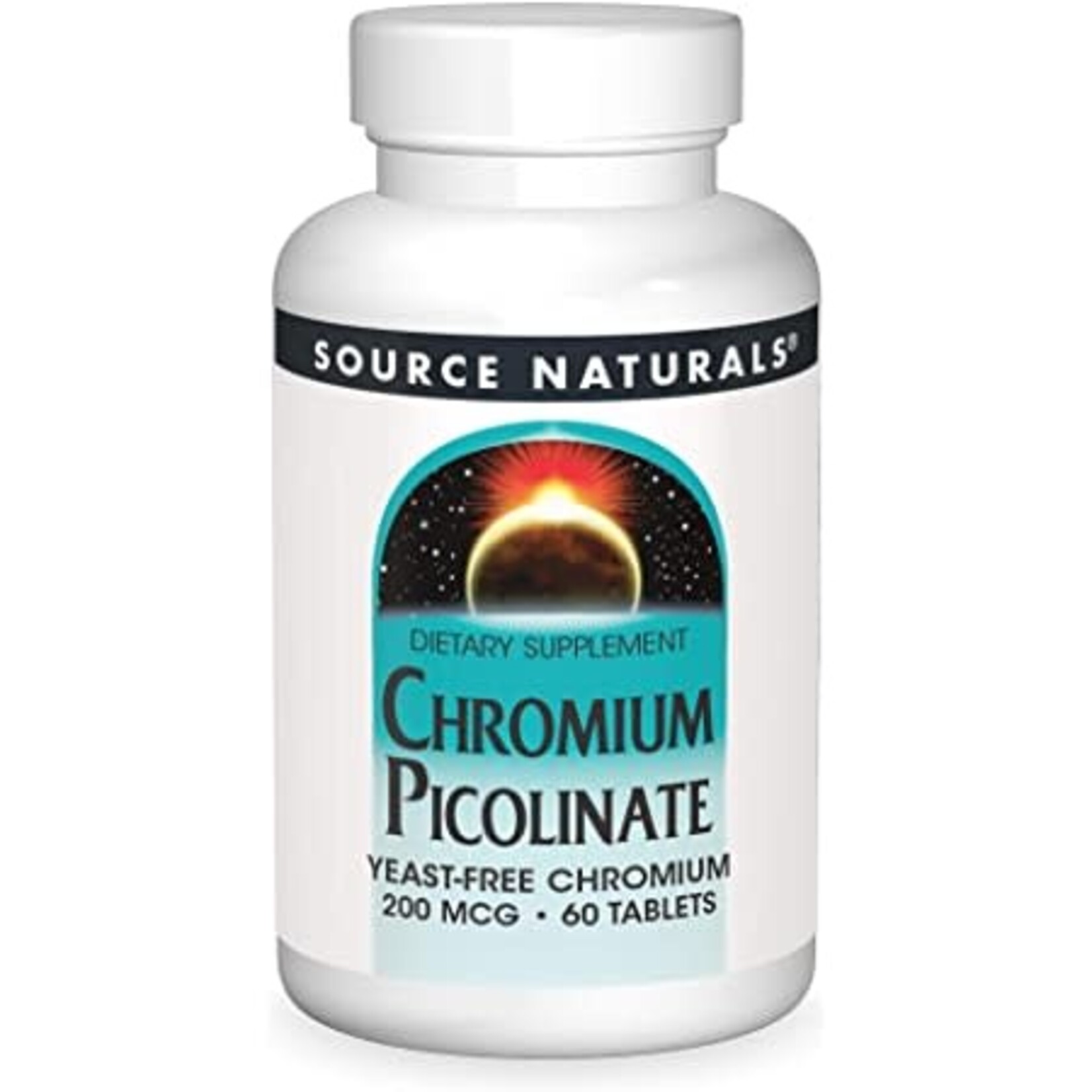 Source Naturals Chromium Picolinate 200mcg (60tabs) Source Naturals