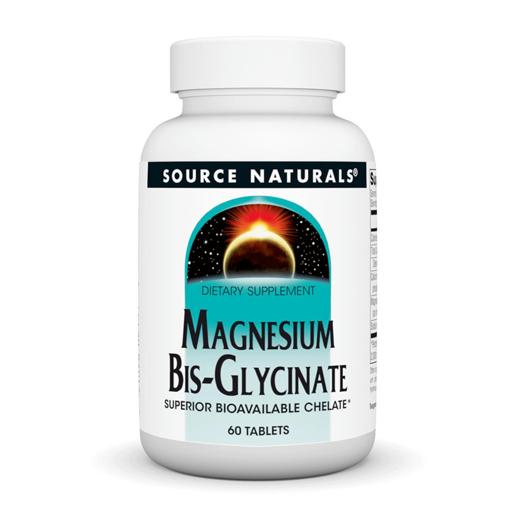 Source Naturals Magnesium Bis-Glycinate (60tabs) Source Naturals