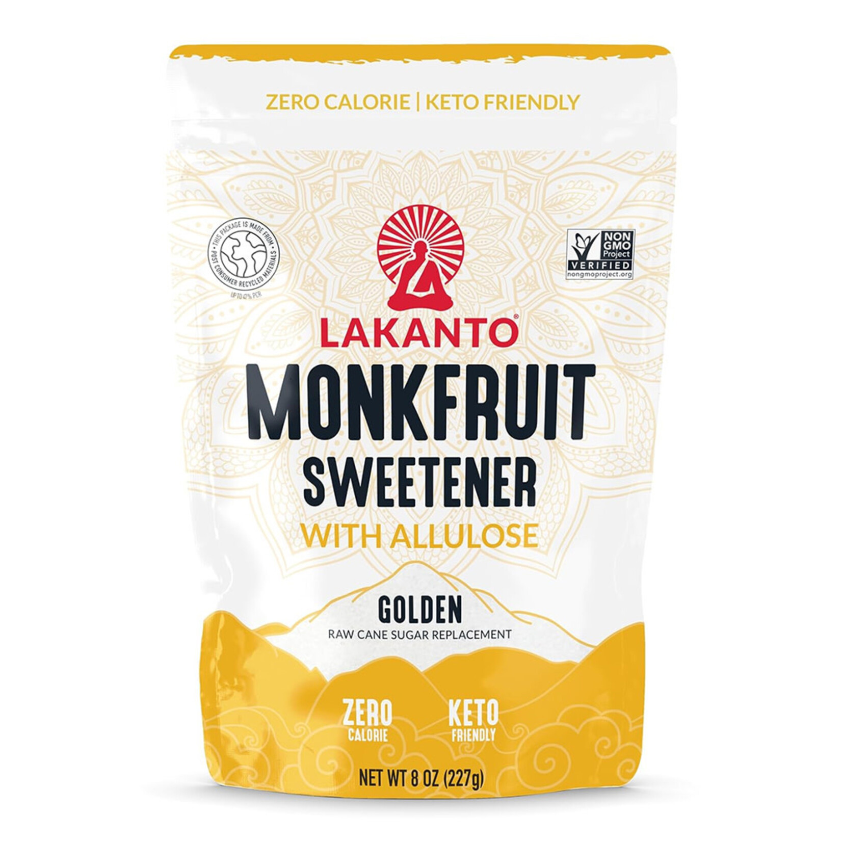 Lakanto MonkFruit Golden w/Allulose (8oz) Lakanto