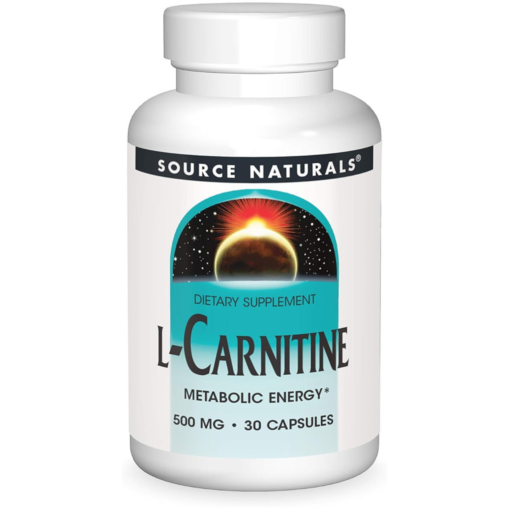 Source Naturals L-Carnitine 500mg (30caps) Source Naturals