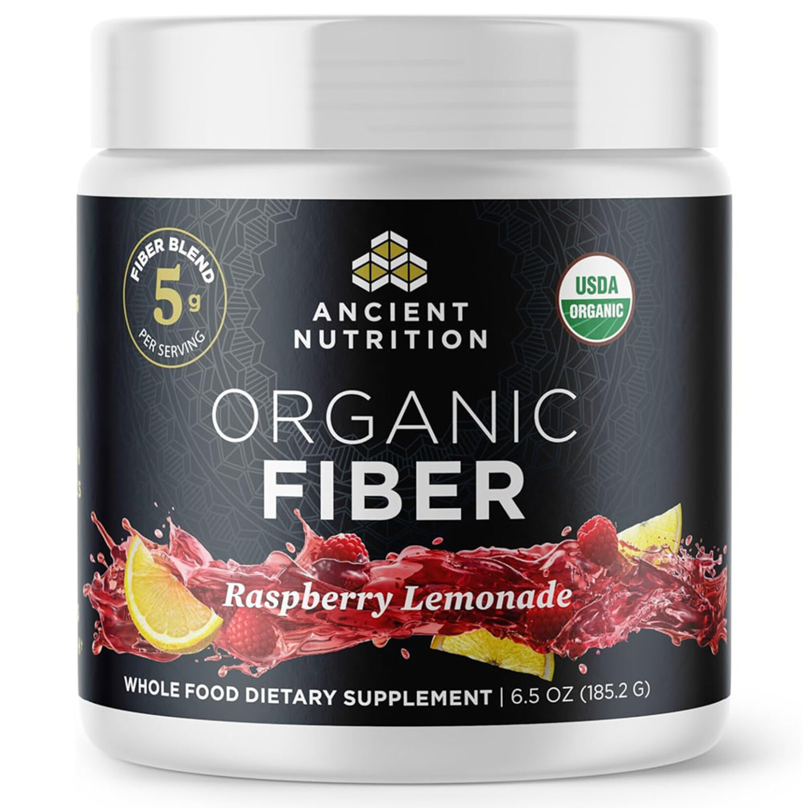 Ancient Nutrition Organic Fiber Raspberry Lemonade (6.5oz) Ancient Nutrition