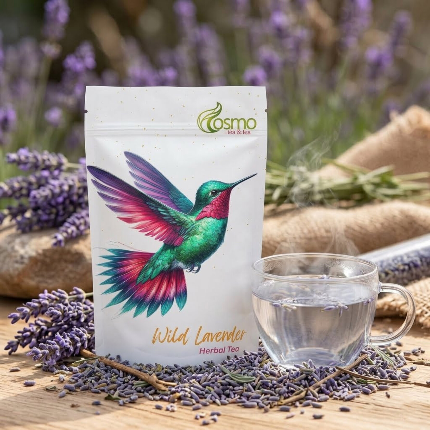 Cosmo Tea & Tea Wild Lavender Loose Leaf Tea (35g) Cosmo Tea & Tea