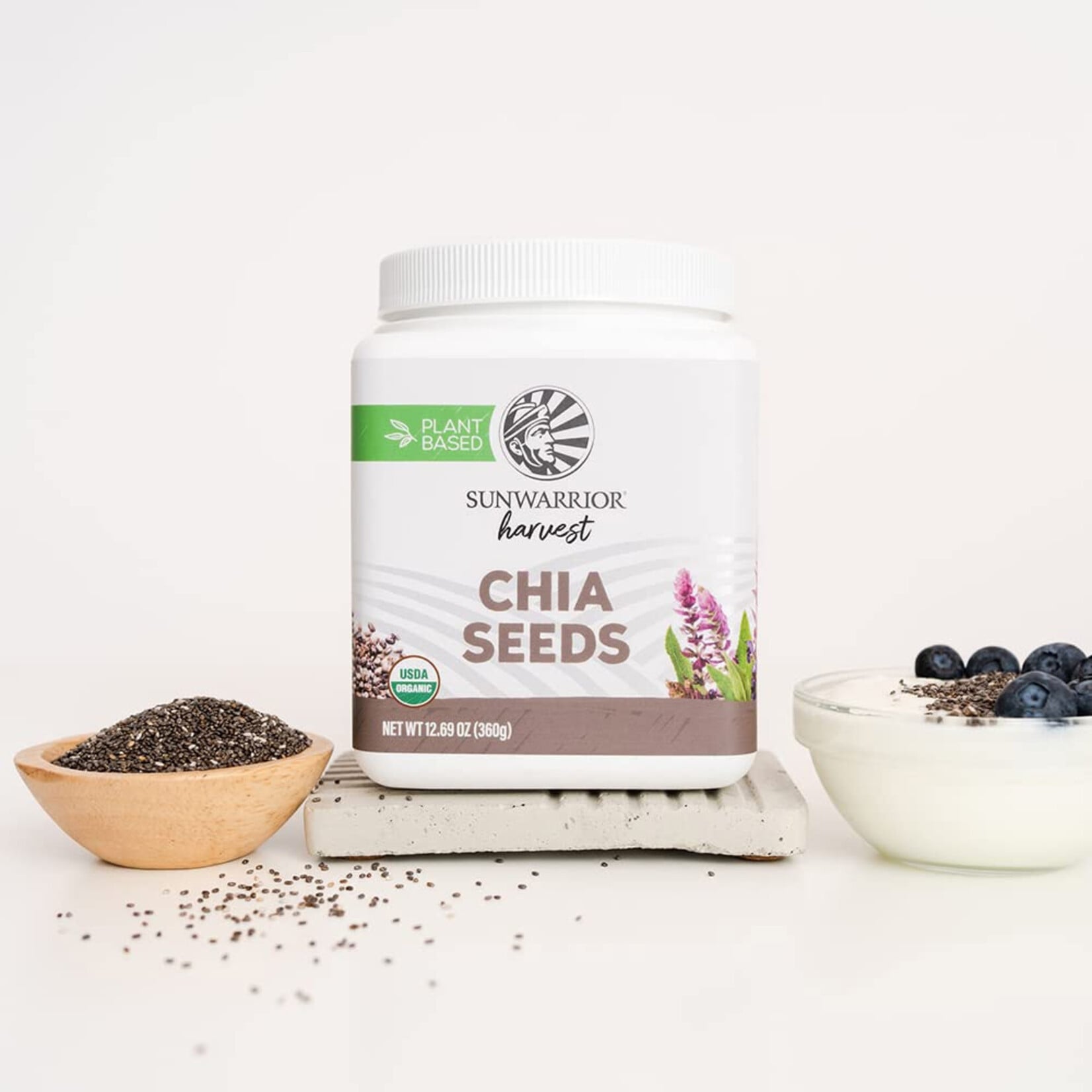 Sunwarrior Organic Chia Seeds (12.69oz) Sunwarrior