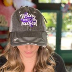 Katydid Purple Texas Born & Raised Trucker Hat