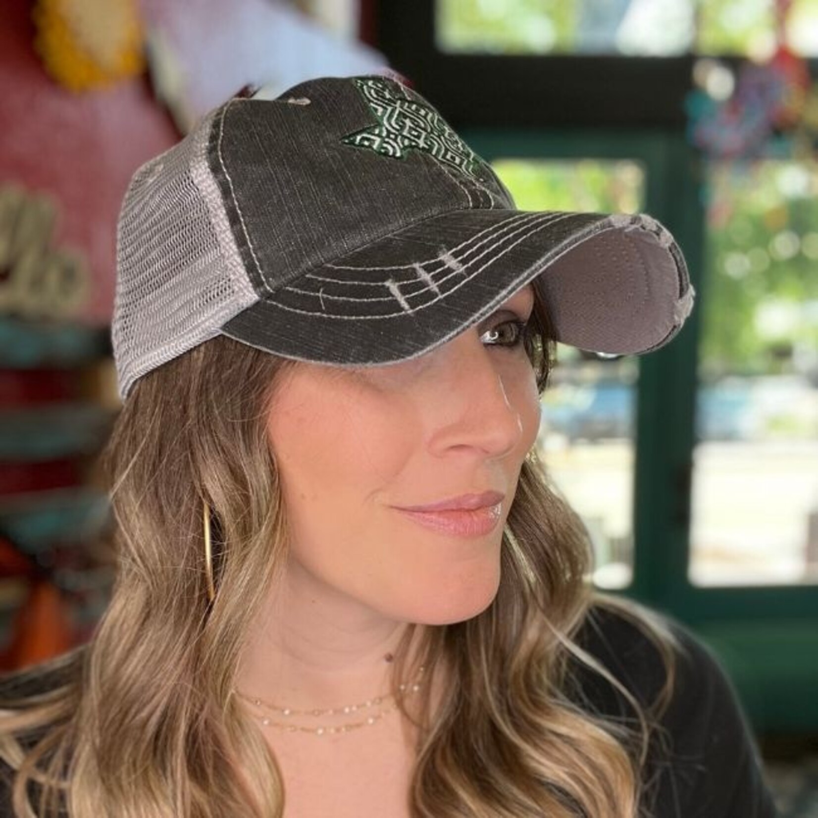 Katydid Green Texas Trucker Hat