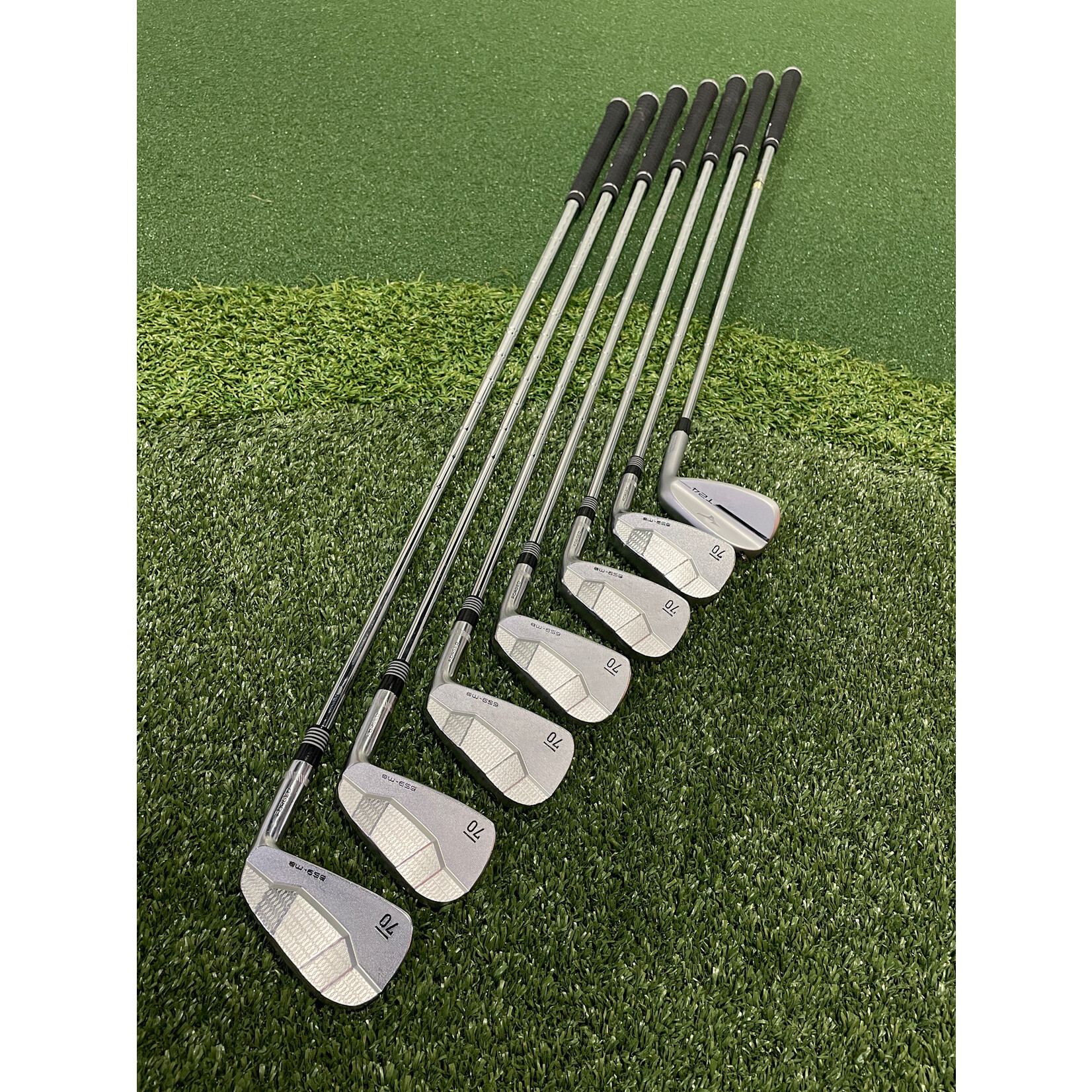 Used Sub70  irons, 659MB 4-9 iron, Dynamic Gold s300 shafts + Mizuno T24 46deg. PW