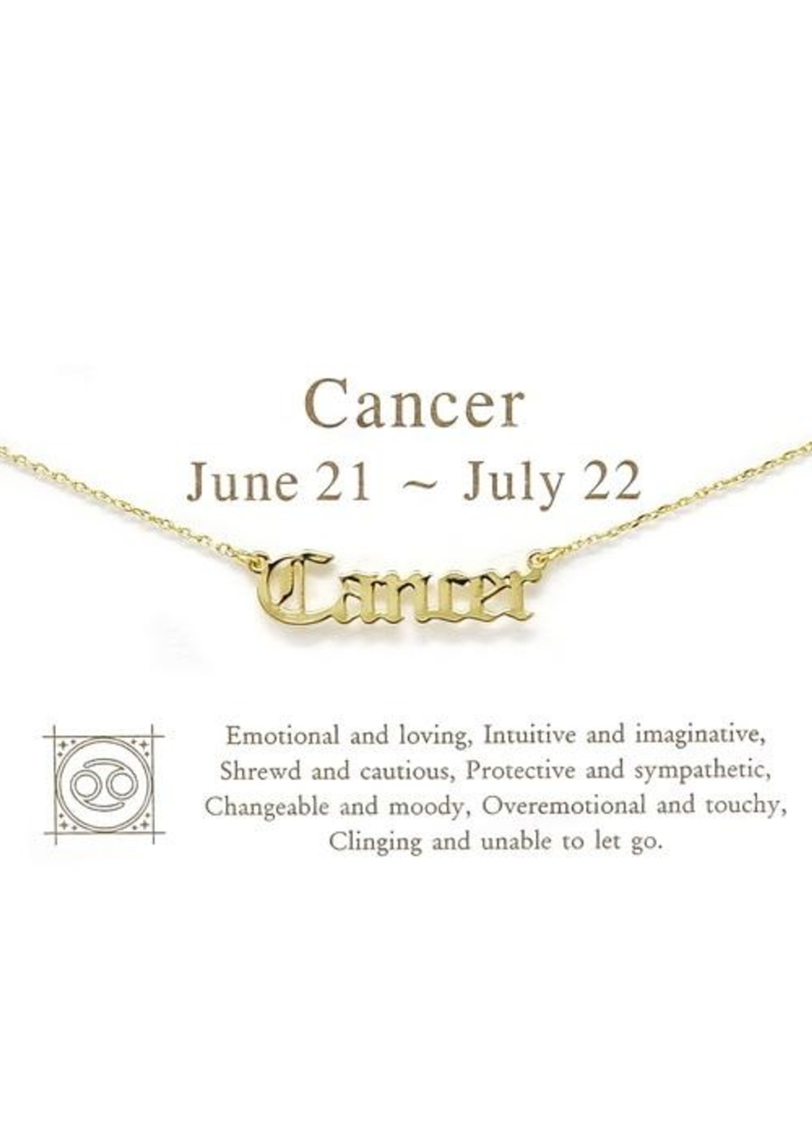 Gold Zodiac Necklace