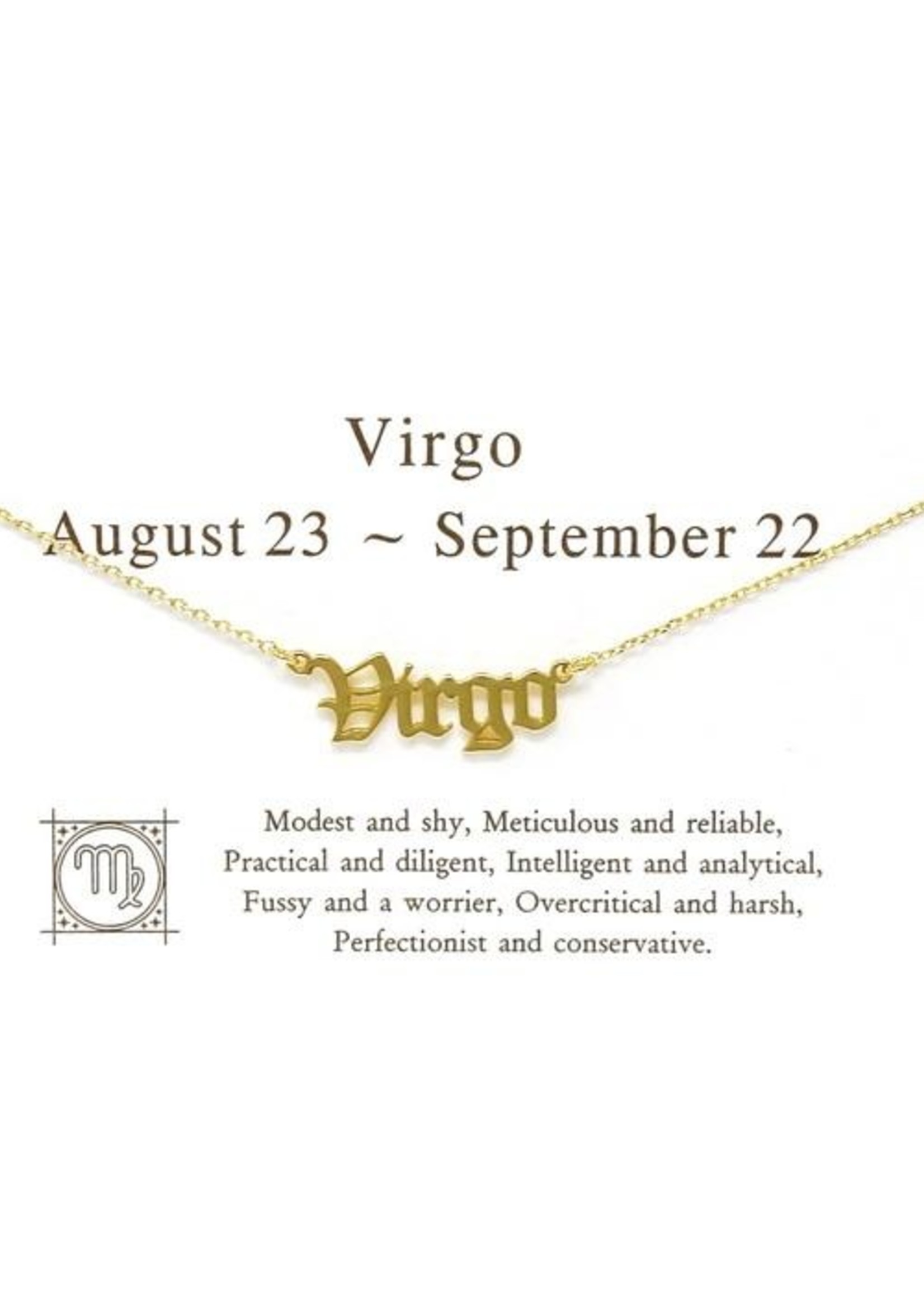 Gold Zodiac Necklace