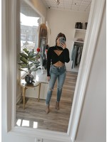Cut Out Black Sweater
