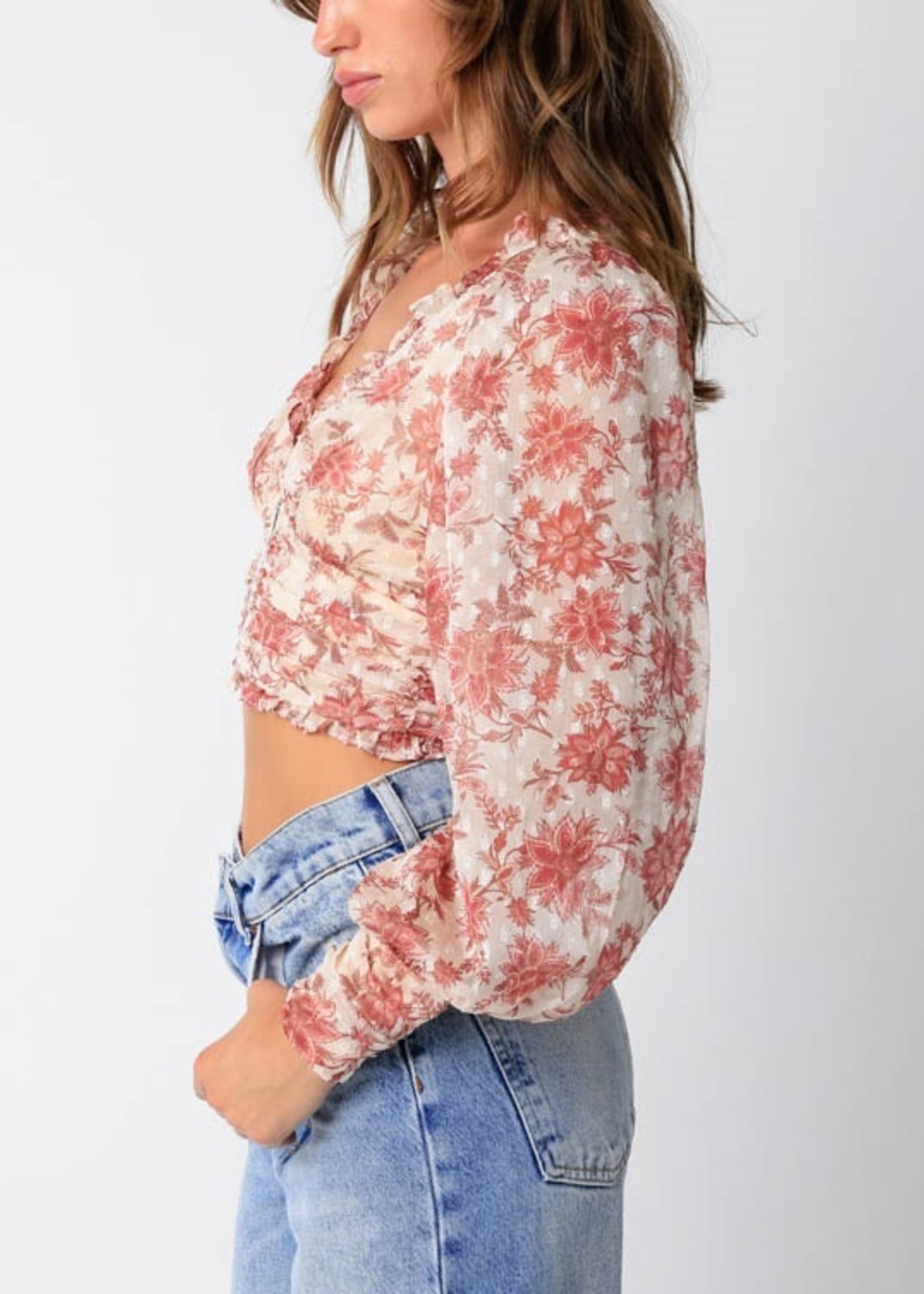 Bailey Floral Plunge Top