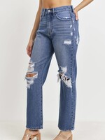 Dolly Distressed Dad Jeans