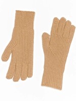 Tan Ribbed Gloves