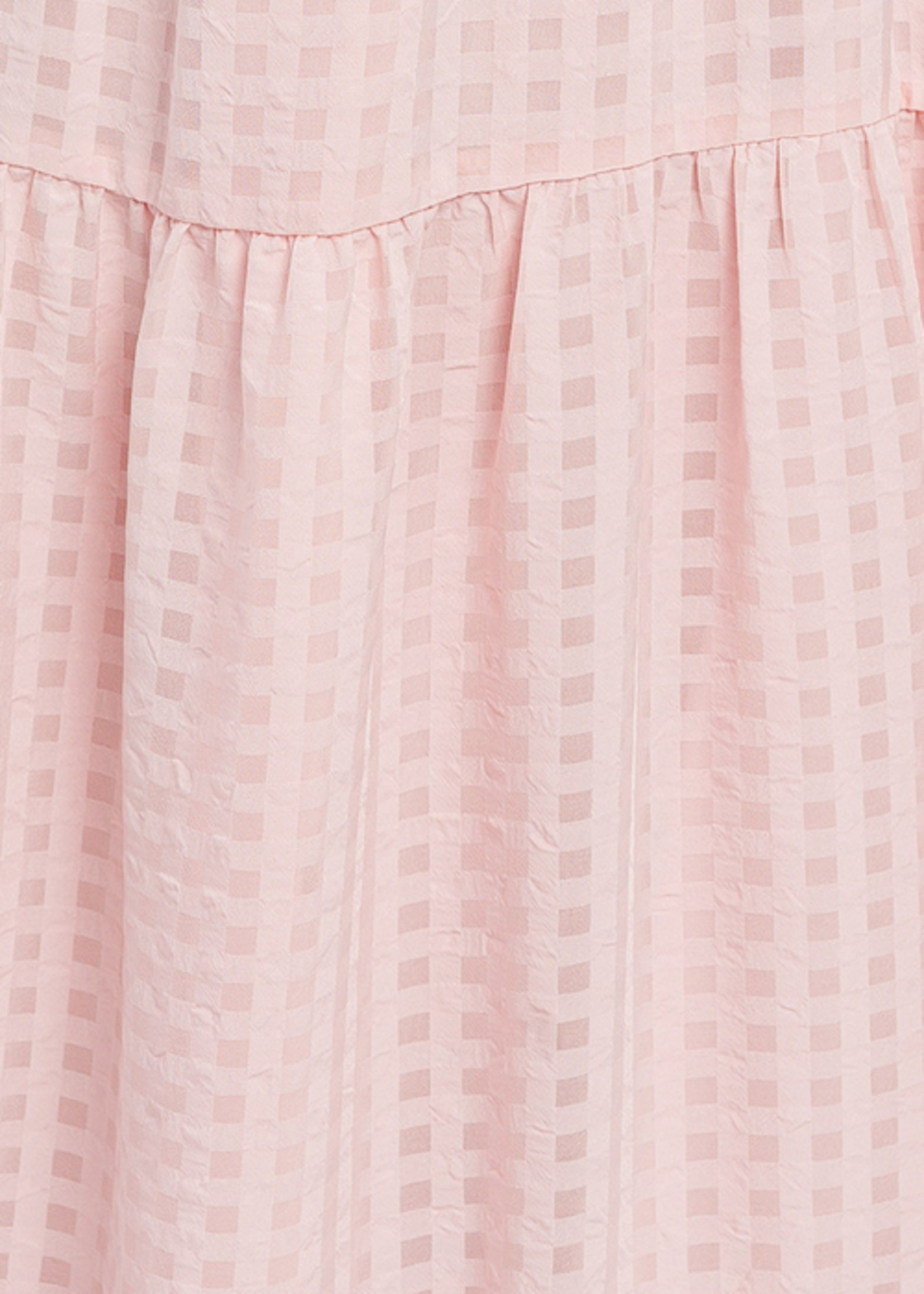 Tiered Long Pink Dress