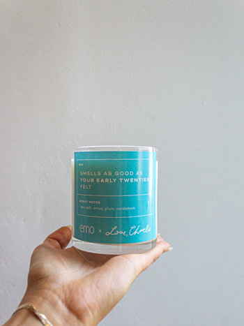 Love, Charlie Merch Smells As Good As Your Early Twenties Felt Candle