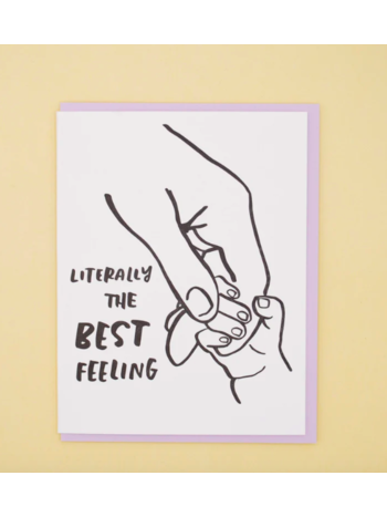 And Here We Are Tiny Hand Card