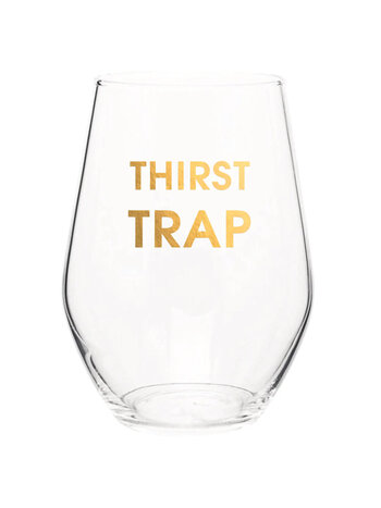 Chez Gagne Thirst Trap Wine Glass