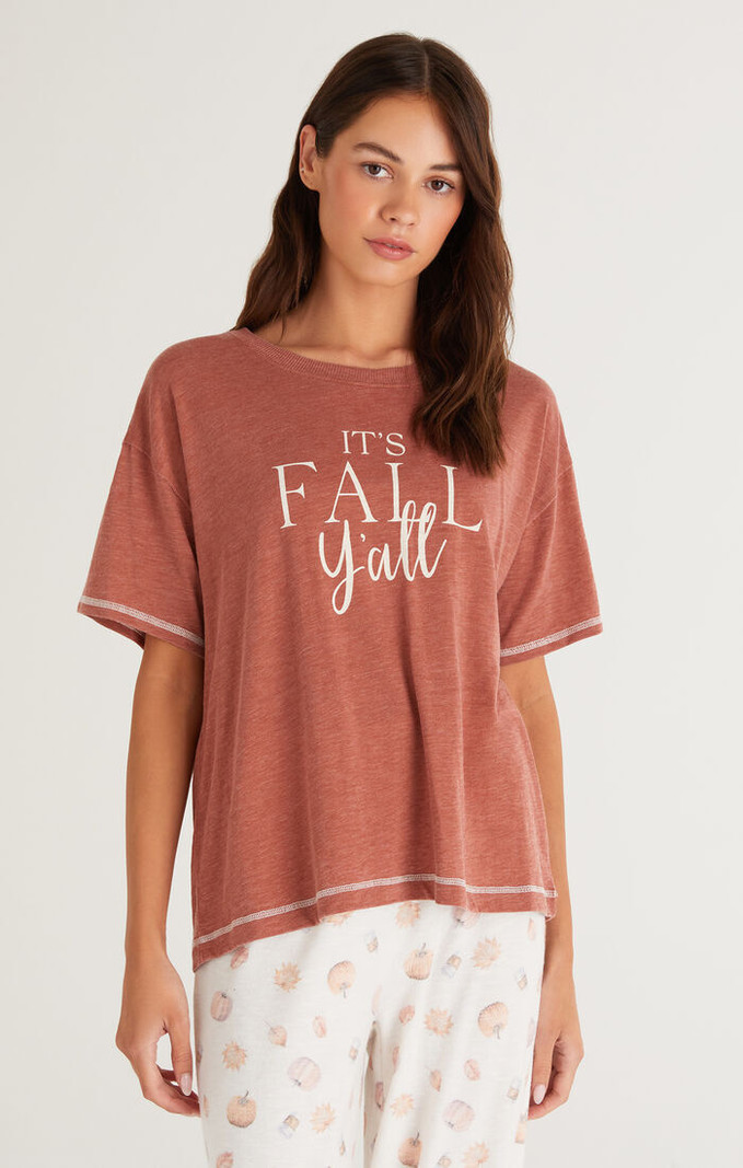 Z Supply Old School Fall Y'All Tee