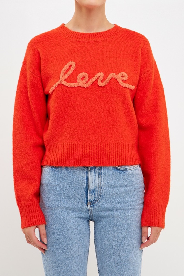 Endless Rose LOVE Sweater