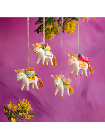 Rainbow Unicorn Ornament - Glitterville Studios