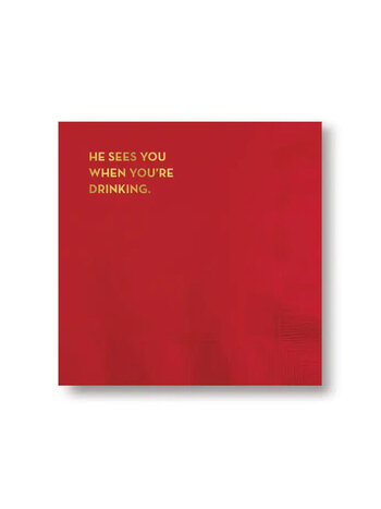 Sapling Press He Sees You Napkins