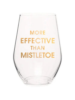 Chez Gagne More Effective Than Mistletoe Wine Glass