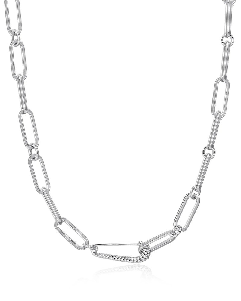 The Francois Safety Pin Necklace - Love, Charlie