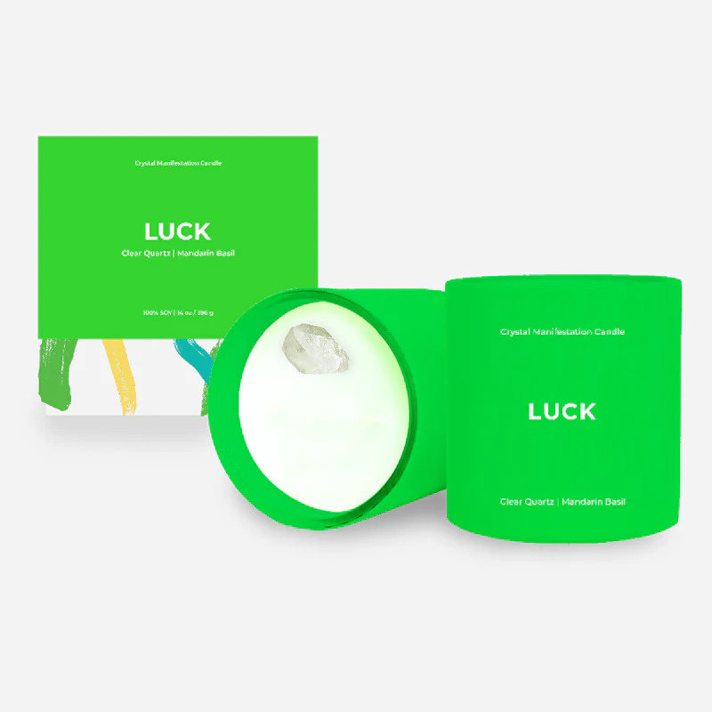 Jill & Ally Luck Crystal Candle
