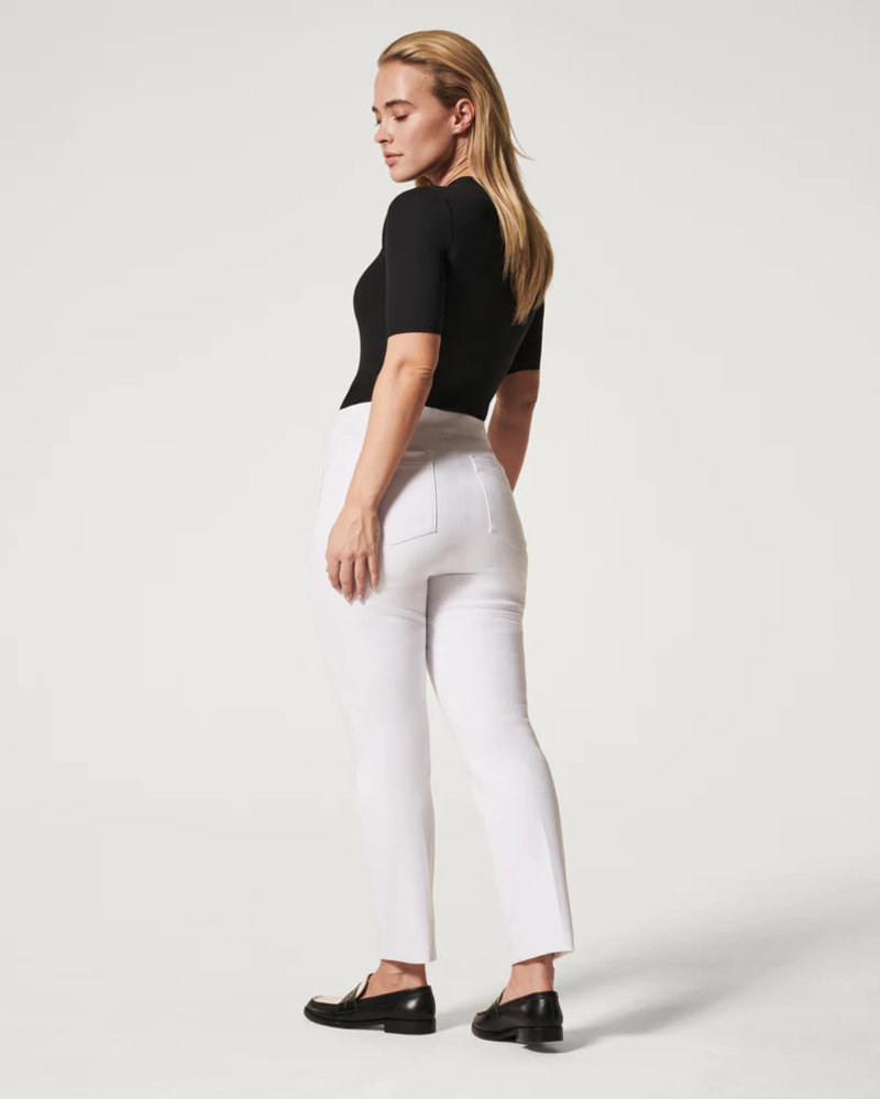 Spanx On-the-Go Silver Lining Technology Ankle Slim Straight Pants