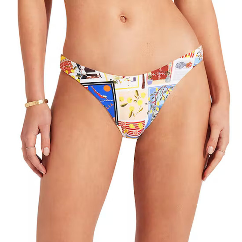 Seafolly On Vacation Reversible High Cut Bottom