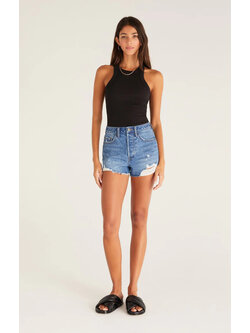 Z Supply Classic Hi-Rise Denim Short