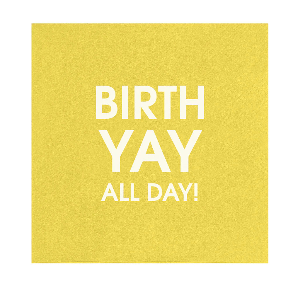 Chez Gagne BirthYay All Day Cocktail Napkins