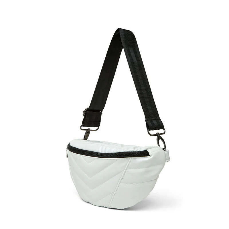 Think Royln Rockstar Hobo White Patent