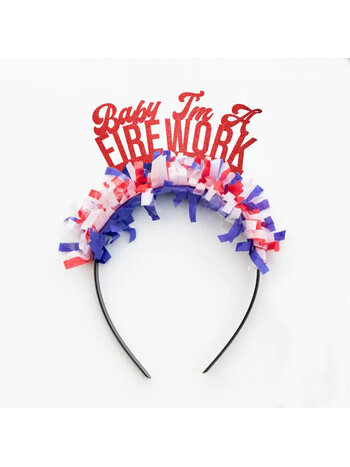 Festive Gal Baby I'm A Firework Party Headband