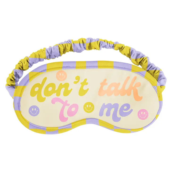 Talking Out of Turn Sleep Mask