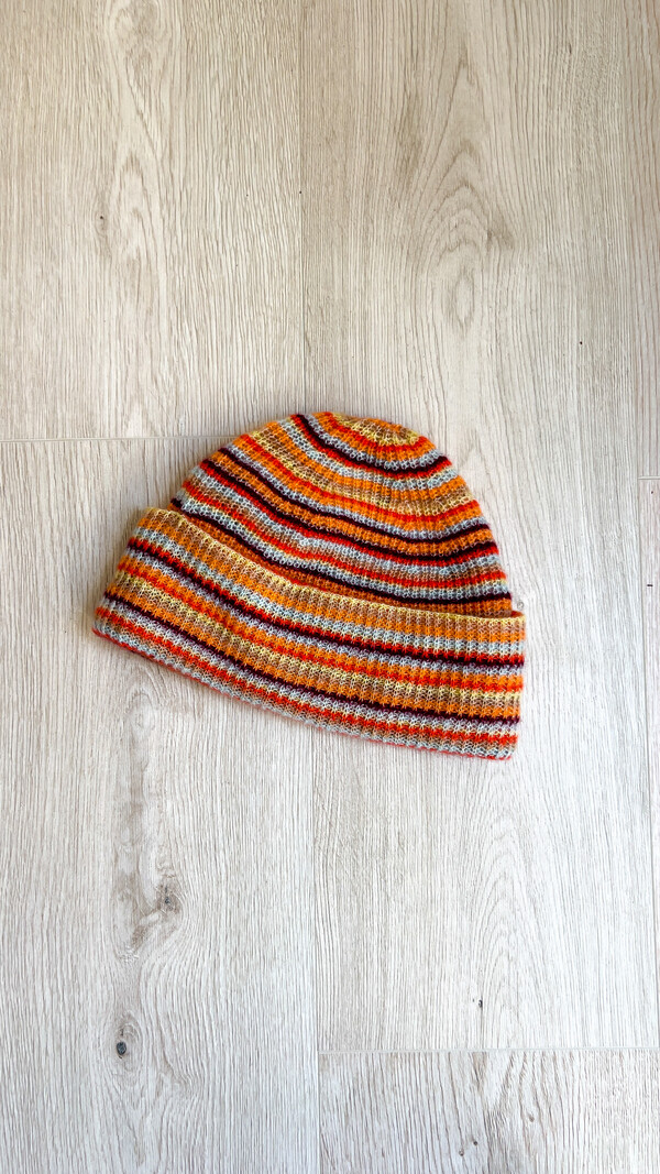 27 Miles Arleigh Striped Mohair Beanie