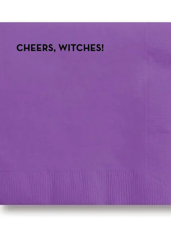 Sapling Press Cheers Witches Halloween Cocktail Napkins