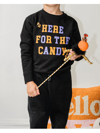 Love, Charlie Merch Here For The Candy Kids Sweatshirt