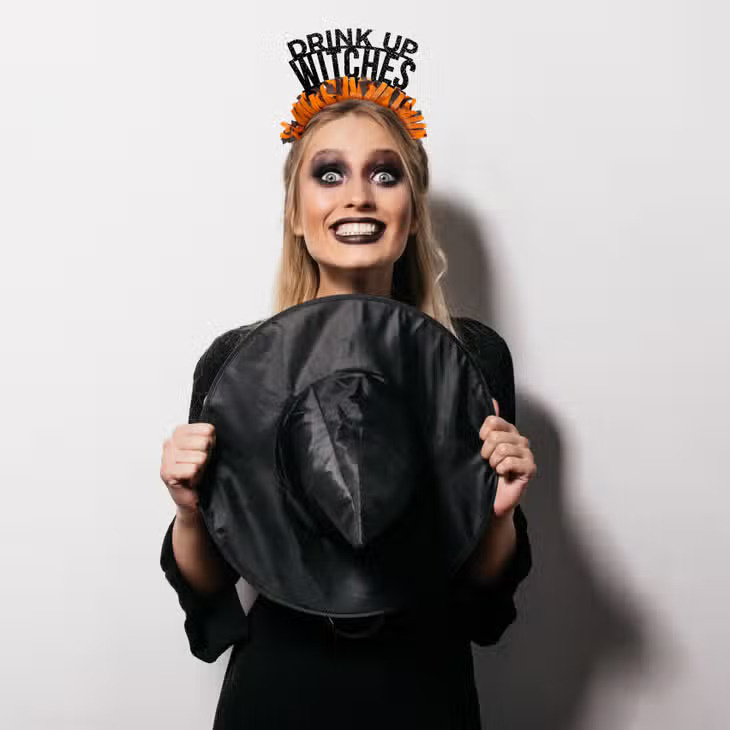 Drink Up Witches Party Crown