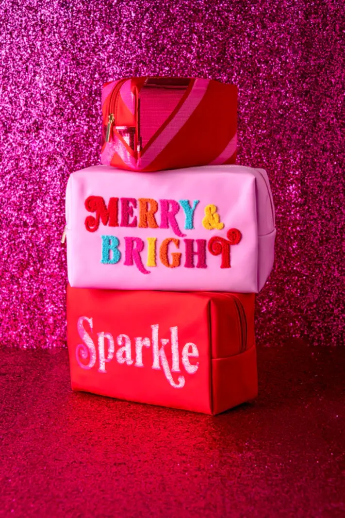 Shiraleah Merry & Bright Cosmetic Bag