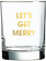 Chez Gagne Let's Get Merry Rocks Glass