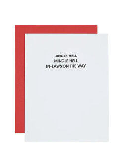 Chez Gagne Jingle Hell Greeting Card
