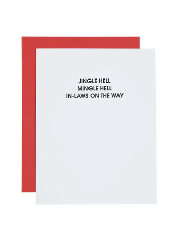 Chez Gagne Jingle Hell Greeting Card